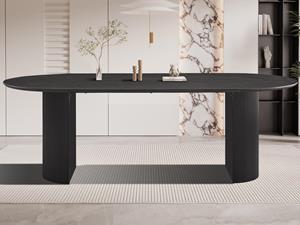 Mobistoxx Ovale eettafel LARUSSO 230 cm donkerbruin