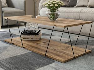 Mobistoxx Salontafel LABRANNO 120 cm bruine eik