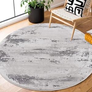 Teppich Chic, Carpet City, rund, Höhe: 11 mm, Kurzflor, Vintage-Optik, Weicher Flor