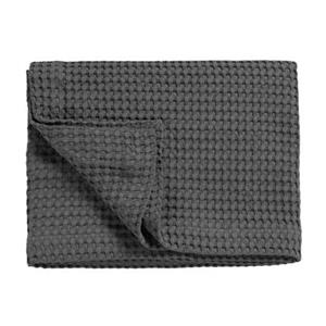 Vandyck HOME Pique wafeldeken 160x250 cm Off Black