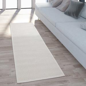 Paco Home Vloerkleed Timber 125 Platweefsel, sisal look, ook als loper, geschikt voor binnen en buiten