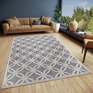 HANSE Home Teppich "Circle", rechteckig, Flachgewebe, Modern, Geometrisches Rauten Muster, Skandi, Wohnzimmer