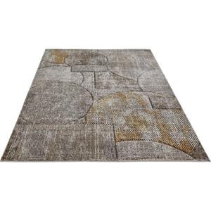 LUXOR living Vloerkleed Toronto Kortpolig, modern patchwork-ontwerp, hoog-laag structuur, woonkamer
