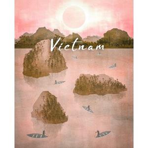 Komar Artprint Vintage Travel Vietnam (1 stuk)