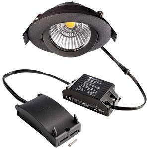 Deko Light 565377 Dione LED-inbouwlamp Energielabel: E (A - G) LED LED vast ingebouwd 8.50 W Zwart