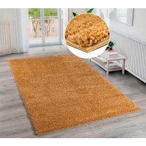 Bruno Banani Hochflor-Teppich "Shaggy Soft", rechteckig, gewebt, Uni Farben, besonders weich und kuschelig