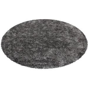 Kayoom Hochflor-Teppich "Diamond 700", rund, weiche Microfaser, Langflor, Shaggy, Melange, Wohnzimmer