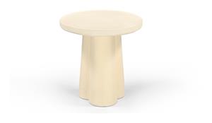 Brix Ronde Bijzettafel Sandy Beton, 50cm - Beige