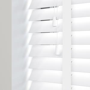 Decora Sunwood houten jaloezie met ladderband - wit