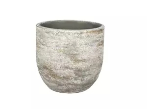 HS Potterie Pot miami d19h17cm grijs