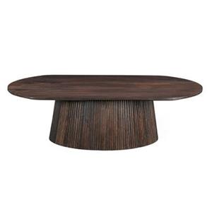 Livingfurn  Salontafel Salvator Walnut Oval 120 - Mangohout