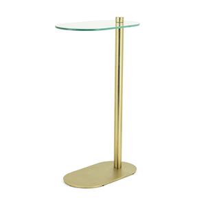 By-Boo Laptoptafel Plato 70cm hoog - Goud