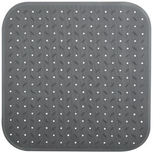 MSV Douche/bad Anti-slip Mat Badkamer - Rubber - Grijs - 54 X 54 Cm