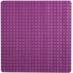 MSV Douche/bad Anti-slip Mat Badkamer - Rubber - Paars - 54 X 54 Cm