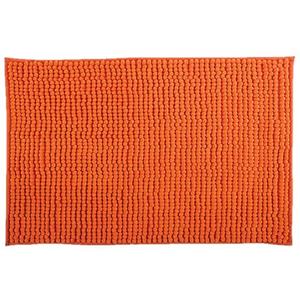 MSV Badkamerkleed/badmat Tapijtje - Oranje - 50 X 80 Cm