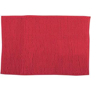 MSV Badkamerkleed/badmat Voor Op De Vloer - Rood - 40 X 60 Cm