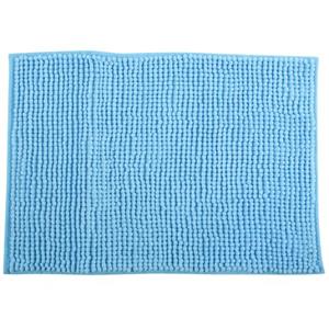 MSV Badkamerkleed/badmat Voor Op De Vloer - Lichtblauw - 40 X 60 Cm