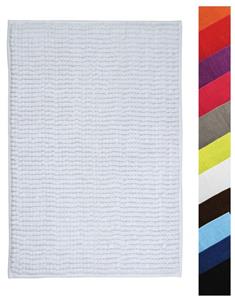 Badematte CHENILLE MSV, Höhe 12 mm, Badteppich, 100% Polyester Microfaser, Anti-Rutsch Beschichtung, mit praktischer Schlaufe zum Aufhängen, Waschbar 30°, Flauschig weich und warm, in 3 