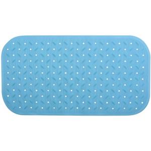 MSV Douche/bad Anti-slip Mat Badkamer - Rubber - Turquoise - 36 X 65 Cm