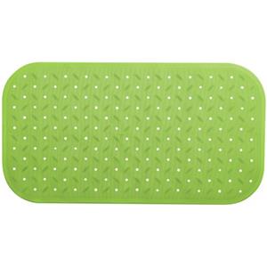 MSV Douche/bad Anti-slip Mat Badkamer - Rubber - Lime - 36 X 65 Cm