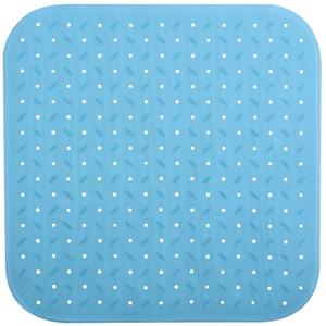 MSV Douche/bad Anti-slip Mat Badkamer - Rubber - Turquoise - 54 X 54 Cm