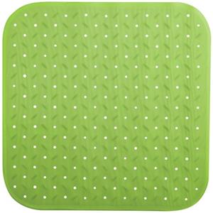 MSV Douche/bad Anti-slip Mat Badkamer - Rubber - Limegroen - 54 X 54 Cm