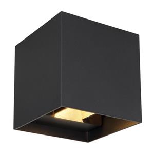Außenleuchte Aluminium ¦ schwarz ¦ Maße (cm): B: 10 H: 10 T: 10  - Höffner