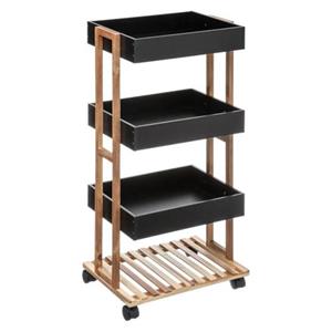 5five Doucherekje/badkamerrekje - Bamboe - 4 Lagen - 40 X 30 X 87 Cm