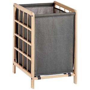 Kipit Wasmand Woodbox - Met Waszak - 50 Liter - 40 X 33 X 60 Cm