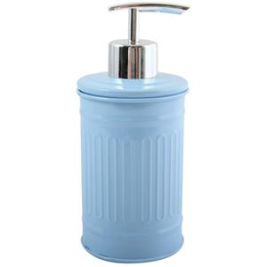 MSV Zeeppompje/dispenser - Industrial - Metaal - Pastel Blauw - 17 Cm