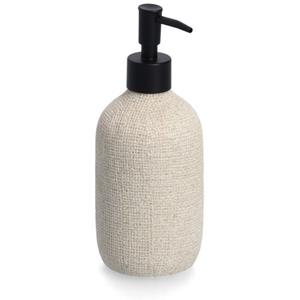 Zeller Zeeppompje/dispenser - Kunststeen - Beige - 20 Cm