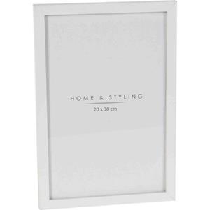 Home & Styling Fotolijst - Kunststof - Wit - Voor Een Foto Van 20 X 30 Cm