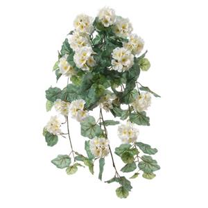 Louis maes Geranium Kunstplant - Wit - L41 Cm