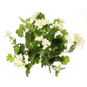 TopArt Kunstplant Boeket - Oostenrijkse Geranium - Wit - 40 Cm