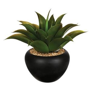 ATMOSPHERA Aloe Vera Kunstplant - In Keramische Pot - 37 Cm