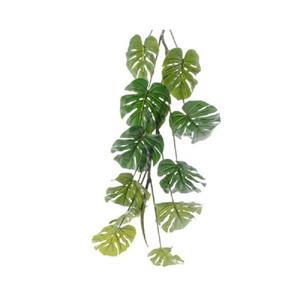 Everlands Monstera-gatenplant - Kunstplant - Groen - Slinger - 180 Cm