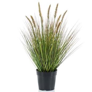 Emerald Kunstplant - Siergras - Groen - 58 Cm