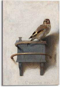 Reinders! Artprint de distelvink Carel Fabritius - vogel - kunst - Mauritshuis