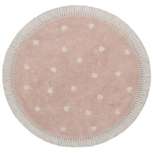 Tapis Petit Kinderdeken Fleur roze Ø 120 cm