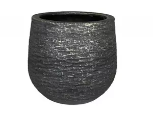 HS Potterie Pot lissabon d16h15cm zwart