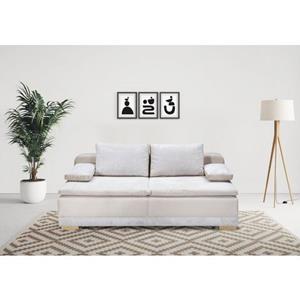 INOSIGN Schlafsofa "Ben", mit Boxspringaufbau, Bettfunktion & Bettkasten, Dauerschlafsofa