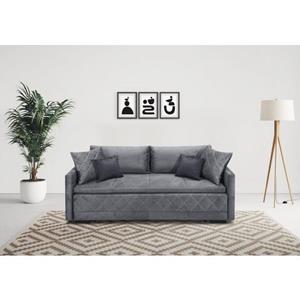 INOSIGN Schlafsofa "Potsdam", mit Boxspringaufbau, Bettfunktion & Bettkasten, Dauerschlafsofa