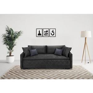 INOSIGN Schlafsofa "Potsdam", mit Boxspringaufbau, Bettfunktion & Bettkasten, Dauerschlafsofa