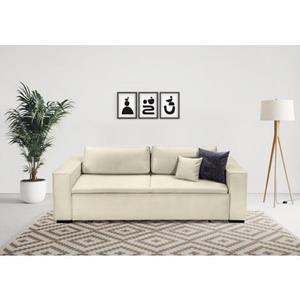 INOSIGN Schlafsofa Manhattan, mit Boxspringaufbau, Bettfunktion & Bettkasten, Dauerschlafsofa