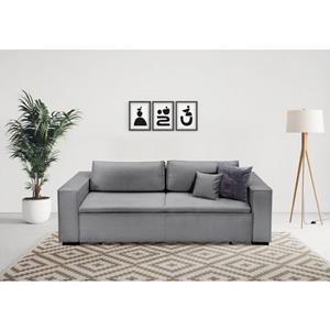 INOSIGN Schlafsofa Manhattan, mit Boxspringaufbau, Bettfunktion & Bettkasten, Dauerschlafsofa