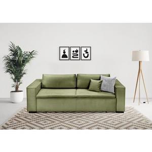 INOSIGN Schlafsofa Manhattan, mit Boxspringaufbau, Bettfunktion & Bettkasten, Dauerschlafsofa