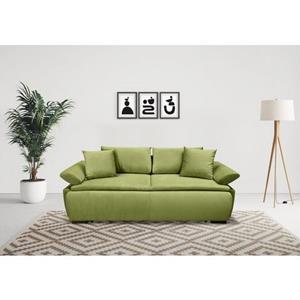 INOSIGN Schlafsofa "Romeo", mit Boxspringaufbau, Bettfunktion & Bettkasten, Dauerschlafsofa