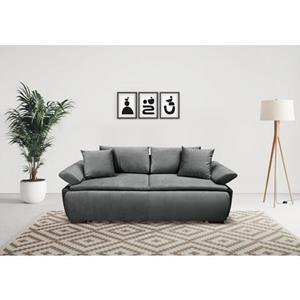 INOSIGN Schlafsofa "Romeo", mit Boxspringaufbau, Bettfunktion & Bettkasten, Dauerschlafsofa