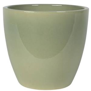 Ter Steege Steege Bloempot - groen - Scandinavische look - keramiek - 33 x 28 cm