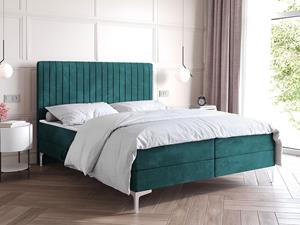 Mobistoxx Boxspring PRIMUS 140x200 cm appelblauwzeegroen